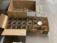 4 BOXES CANNING JARS