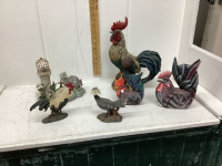 COLLECTION OF ROOSTERS