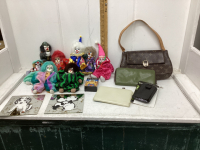 CLOWN COLLECTION ,TAROT CARDS, HAND BAGS