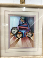 FRAMED INDIGENOUS ARTWORK