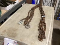 20’ CHAIN 1/4” WITH TWO HOOKS