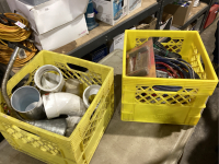 2 CRATES- PLUMBING AND ELECTRICAL SUPPLY