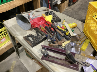 CRATE WITH ASSORTED TOOLS