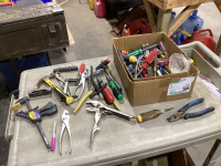 BOX WITH ASSORTED TOOLS