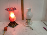 TWO BEDSIDE LAMPS