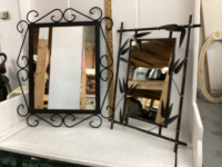 TWO METAL MIRRORS