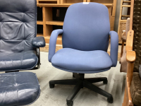 2 BLUE CHAIRS