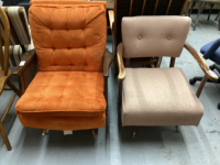 2 RETRO ARM CHAIRS