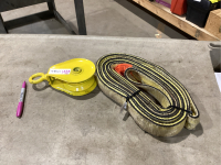 2 PIECES - TOW ROPE + PULLEY