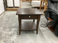 WOODEN END TABLE