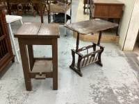 (2) NON-MATCHING SIDE TABLES