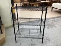 3-TIER METAL SHELF & TV STAND