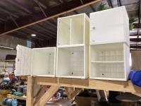 (5) STACKABLE CUBBIE STORAGE BOXES