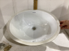 OVAL DURAVIT BATHROOM SINK - UNDERMOUNT