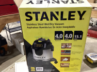 STANLEY STAINLESS STEEL WET/DRY VACUUM