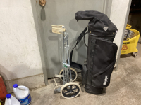 GOLF BAG AND CART