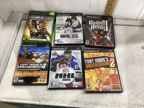 (5) PLAYSTATION 2 GAMES, (1) XBOX