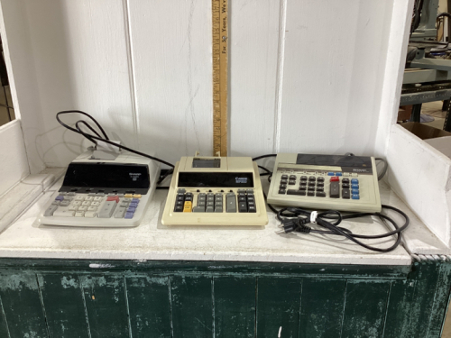 OFFICE SUPPLIES - ADDING MACHINES, PHONES