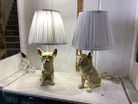 PAIR OF NOVELTY LAMPS