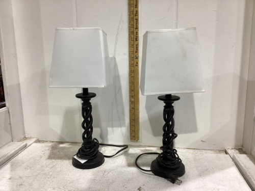 (2) SMALL TABLE LAMPS