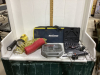 BOX W/ BENCHMARK TOOL KIT, JOBMATE TOOL KIT, (2) B&D POWER DRIVERS,