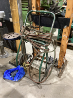 ACETYLENE CART WITH REGULATOR, HOSE + TORCH