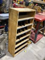 WOOD STORAGE SHELF