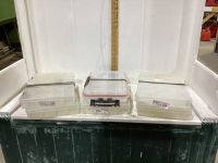 (6) SMALL PLASTIC ORGANIZERS