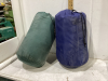 (2) SLEEPING BAGS + BLACK DUFFLE BAG