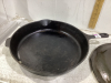 LARGE CAST IRON FRYPAN - W/ LODGE LID - 2