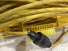 YELLOW EXTENSION CORD ON HOLDER - 2