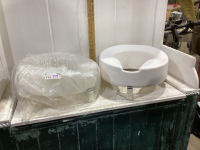 (2) CONVALESCENT TOILET SEAT ATTACHMENTS