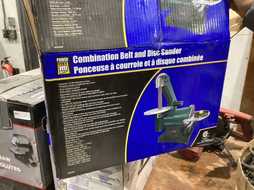 POWER FIST COMBINATION BELT+ DISC SANDER