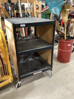 ROLLING CABINET WITH SHELF