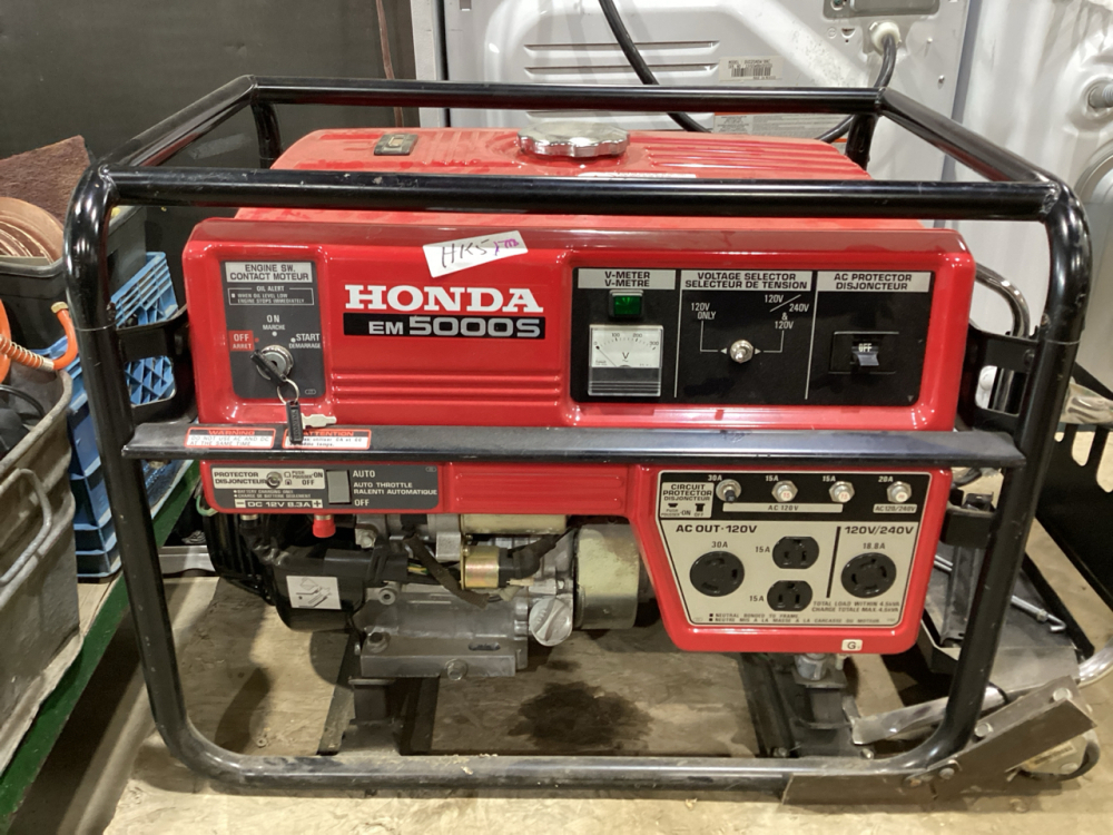 HONDA EM5000S GAS GENERATOR