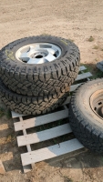 Pallet of truck tires