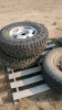 Pallet of truck tires