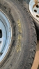 Three 15-in trailer tires - 2