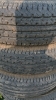 Stack of five 16-in tires - 4