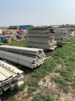 Seven pallets of vinyl, fencing and supply