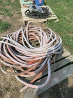 Pallet of red devil steam hose