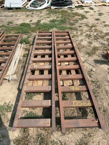 Steel slide under ramps