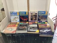 BOXFUL OF VEHICLE REPAIR MANUALS