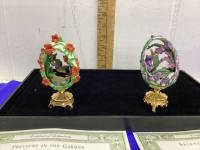 FRANKLIN MINT “HOUSE OF FABERGE” ORIGINAL ARTWORK HUMMINGBIRD COLLECTIBLES