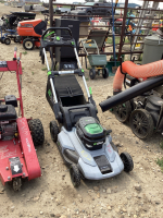 EASY GO POWER CORDLESS MOWER - HAS ELECTRICAL ISSUE - BATTERY IN OFFICE