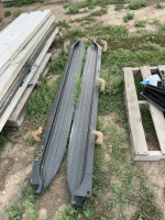 Set of side runningboards for pick up truck