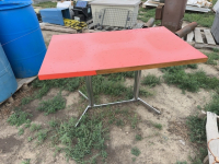 Chrome kitchen table