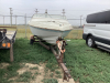 CHRYSLER SPEED BOAT ON TRAILER -NO MOTOR - 2