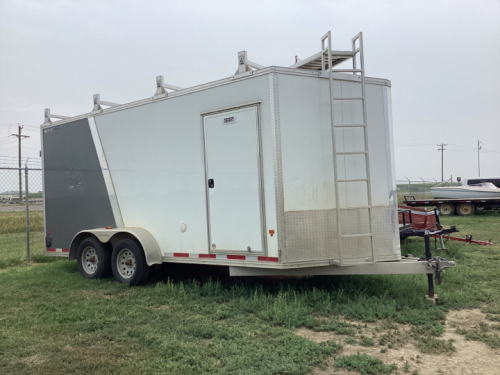 2016 STEALTH CARGO TRAILER - 16'& 3' V-NOSE X 7' WIDE ( E.I.D. SURPLUS )