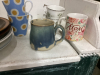 MISC DISHES, POTTERY MUG - 3